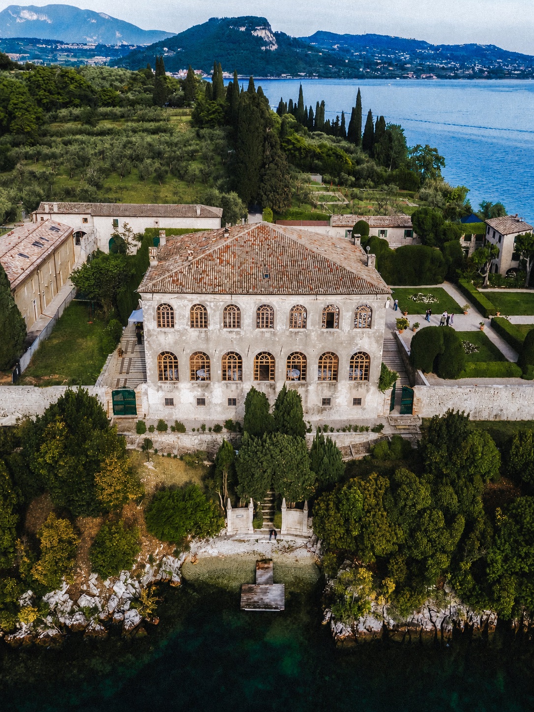 Veduta della Villa San Vigilio